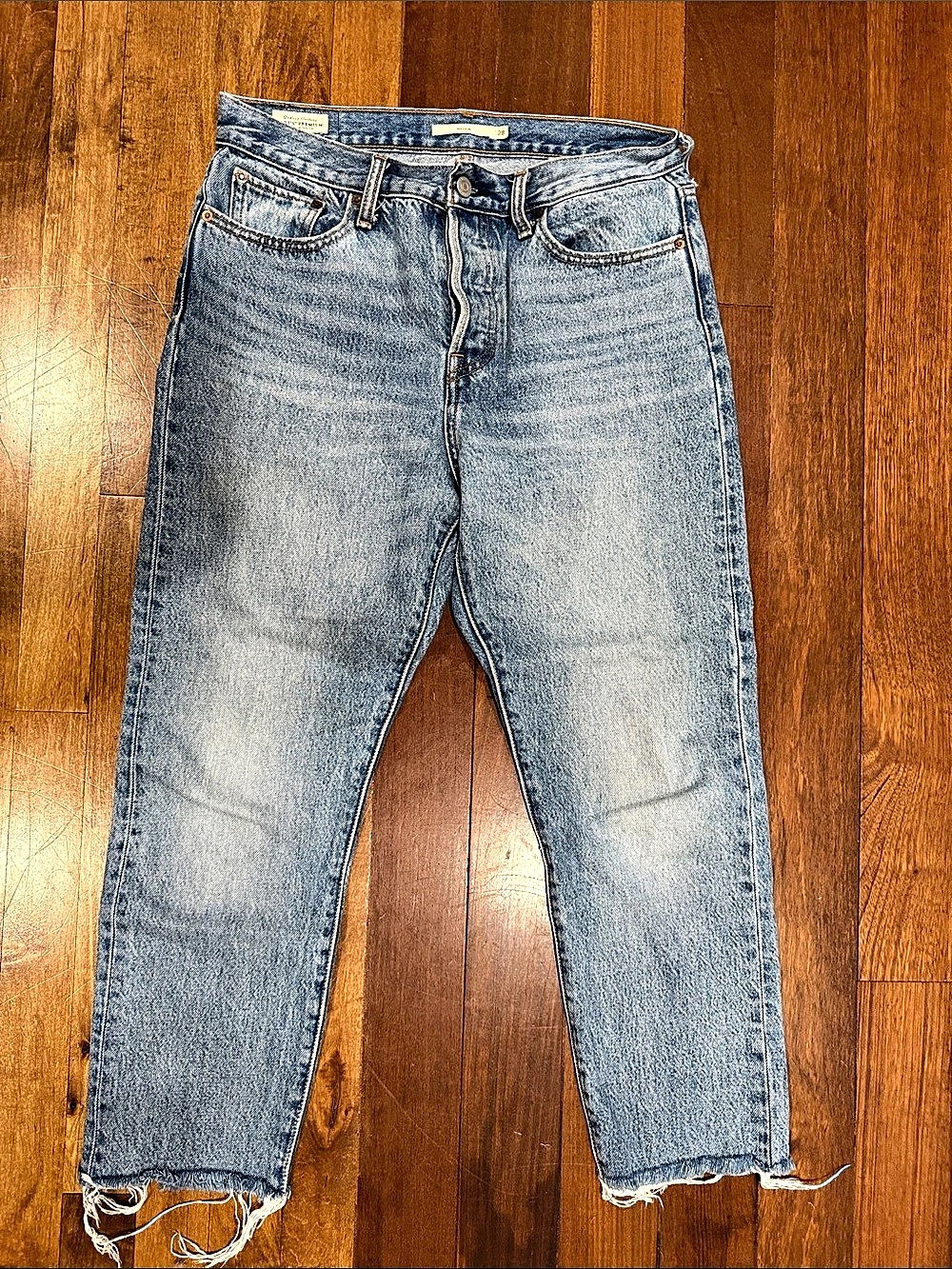 Levi's Premium Wedgie Straight Jeans Straight Leg Jeans Blue Waist 28